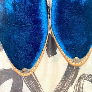 Jeffrey Campbell Cromwell Ankle Booties suede turquoise size 9